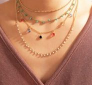 Bead Layered Necklace