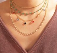 Bead Layered Necklace