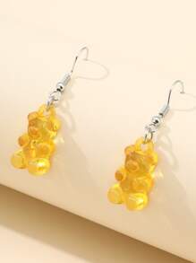 Bear Drop Earrings