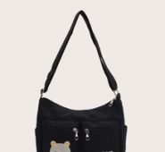 Bear Graphic Crossbody Bag