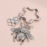 Bee Charm Keychain