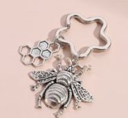 Bee Charm Keychain