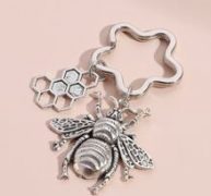 Bee Charm Keychain