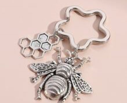 Bee Charm Keychain