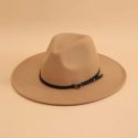 Belt Decor Floppy Hat