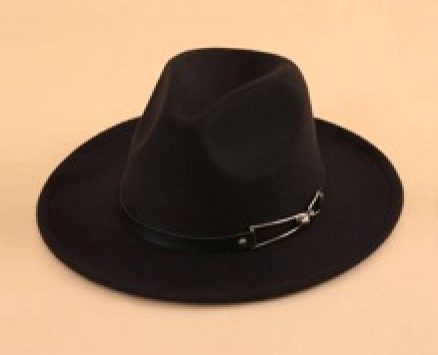 Belt Decor Floppy Hat