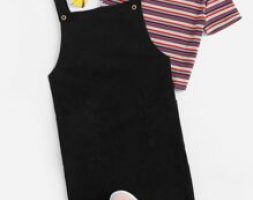 Black Pinafore Dress