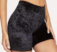 Black Velvet Cycling Shorts
