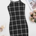 Bodycon Tartan Dress