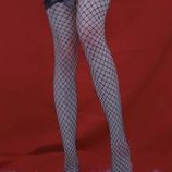 Bow Decor Fishnet Over-the-knee Socks