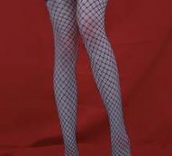 Bow Decor Fishnet Over-the-knee Socks