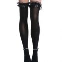 Bow Knot Decor Over Knee Length Stockings