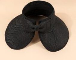 Bow Knot Decor Visor Hat
