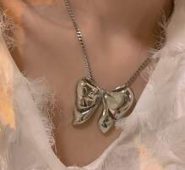 Bow Pendant Necklace