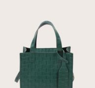 Braided Design Satchel Bag