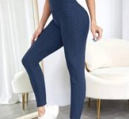 Breathable Honeycomb Textured Sports Leggings