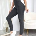 Breathable Honeycomb Textured Sports Leggings