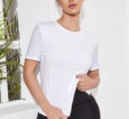 Breathable Softness Solid Sports Tee