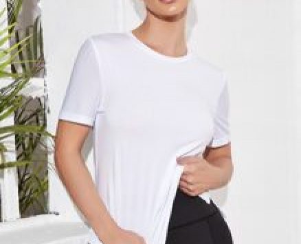Breathable Softness Solid Sports Tee