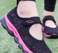 Breathable Velcro Strap Sneakers