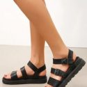 Buckle Ankle Strap Sandals