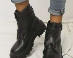 Buckle Decor Boots