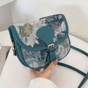 Buckle Decor Saddle Bag