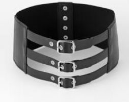 Buckle Decor Wide Belt