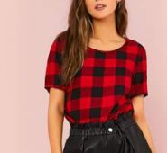Buffalo Plaid Top