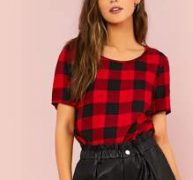 Buffalo Plaid Top