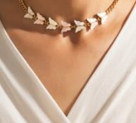 Butterfly Decor Chain Necklace