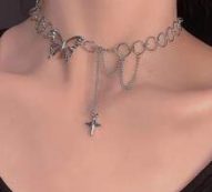Butterfly Decor Chain Necklace