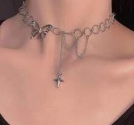 Butterfly Decor Chain Necklace