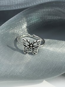 Butterfly Decor Cuff Ring