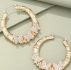 Butterfly Decor Hoop Earrings