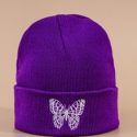 Butterfly Embroidered Beanie