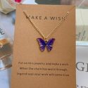 Butterfly Pendant Chain Necklace