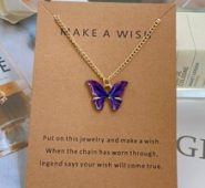 Butterfly Pendant Chain Necklace