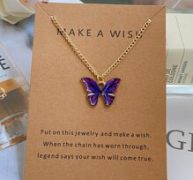 Butterfly Pendant Chain Necklace