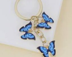 Butterfly Pendant Keychain