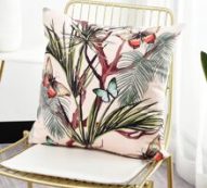 Butterfly Print Cushion Cover Without Filler