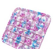 Butterfly Print Push Pop Bubble