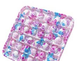 Butterfly Print Push Pop Bubble
