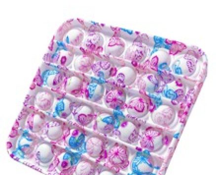 Butterfly Print Push Pop Bubble