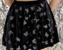 Butterfly Rhinestone Skirt