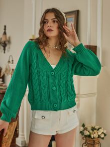 Cable Knit Cardigan