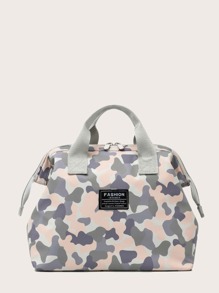 Camo Graphic Tote Bag