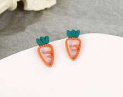 Carrot Stud Earrings