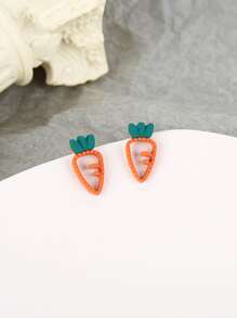 Carrot Stud Earrings