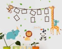 Cartoon Animal Print Wall Sticker